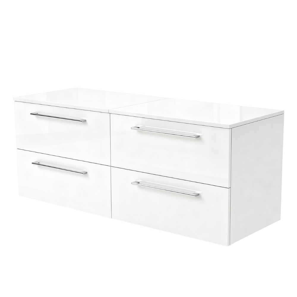 Szafka łazienkowa ONE 120 cm z blatem 4 szuflady