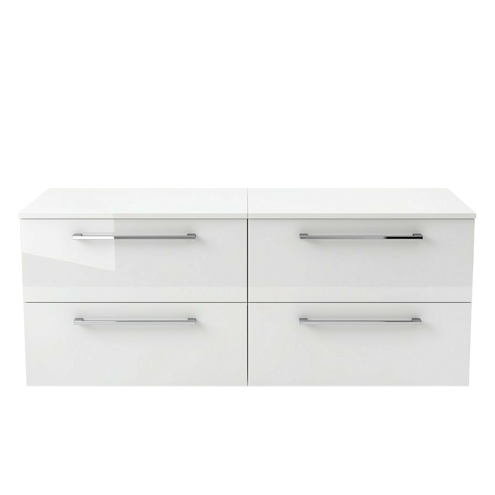 Szafka łazienkowa ONE 120 cm z blatem 4 szuflady