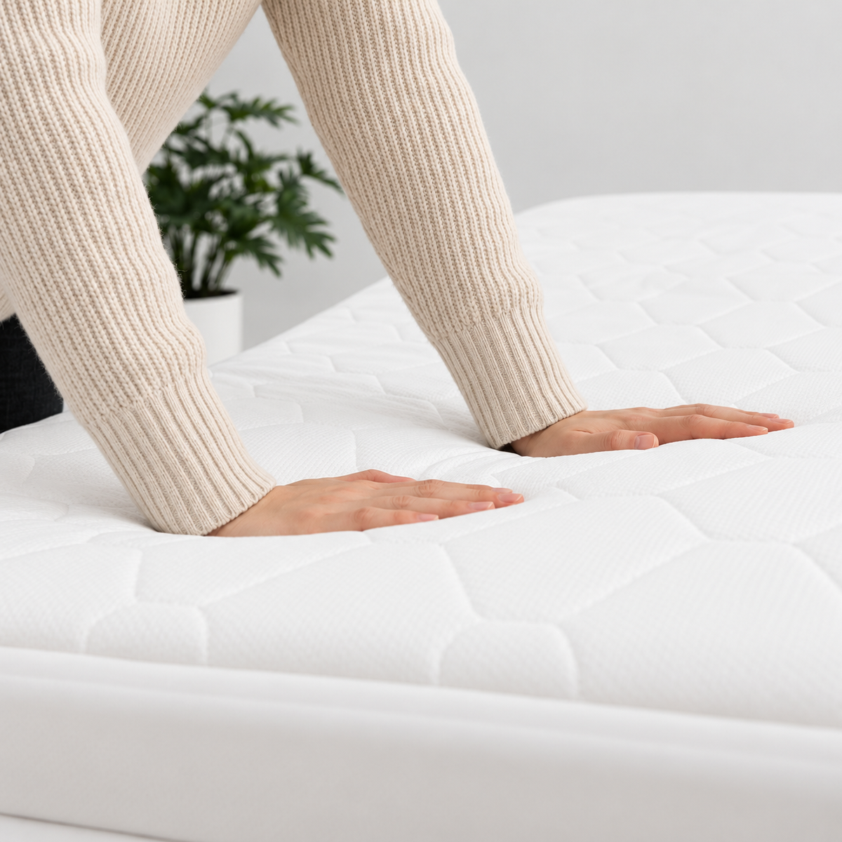 Pocket sprung mattress RENO double-sided with memory foam