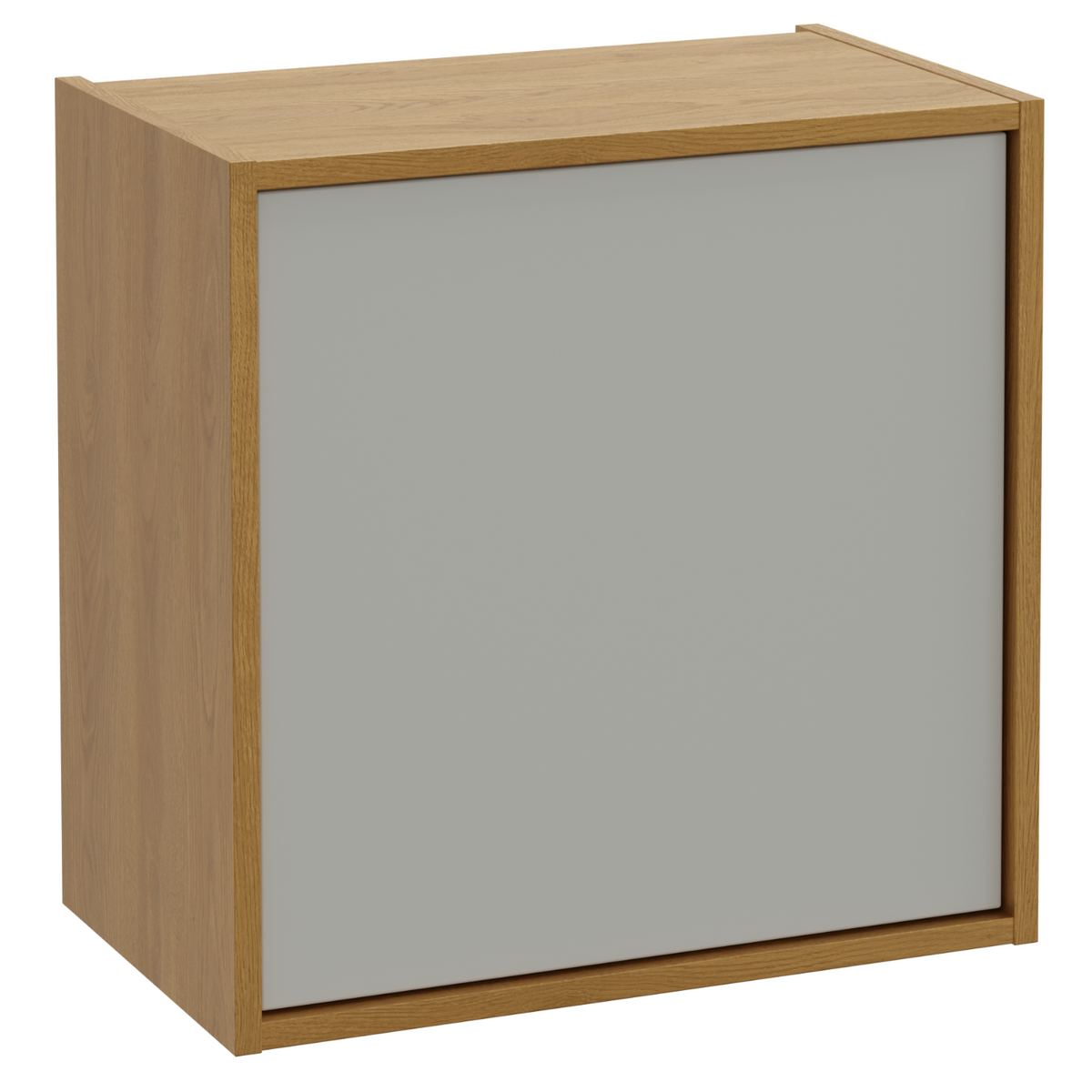 Szafka boczna wisząca 50 x 30 cm ERIN vitge black / dąb karmel