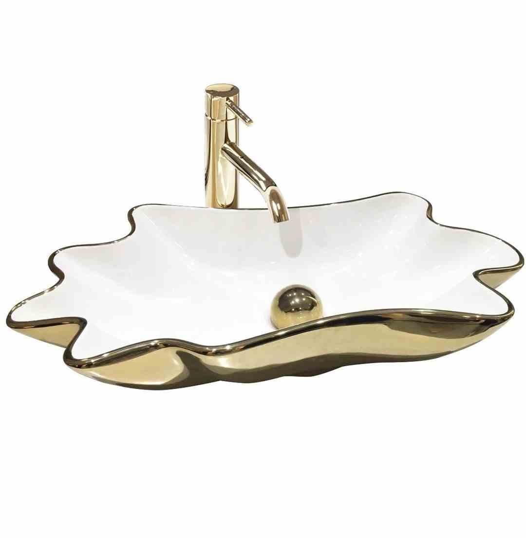 UMYWALKA INFINITY WHITE/GOLD - NABLATOWA