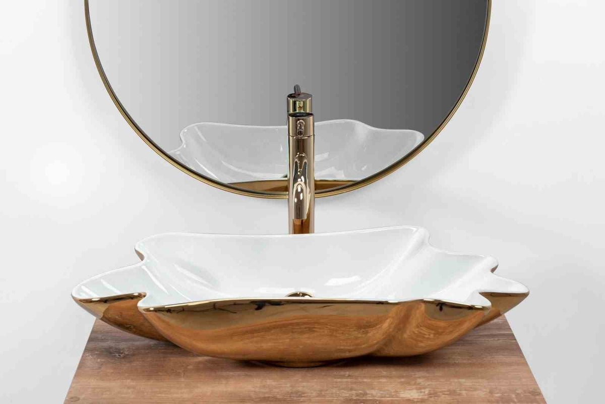 UMYWALKA INFINITY WHITE/GOLD - NABLATOWA