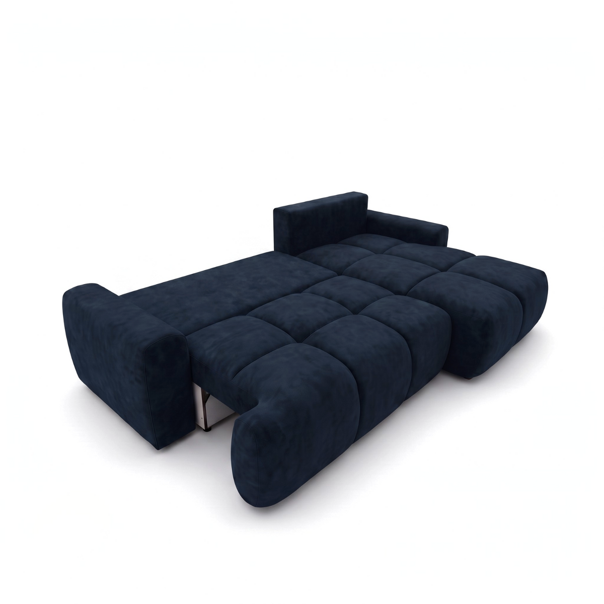 Narożnik tapicerowany z funkcją spania i pojemnikiem na pościel NOVA