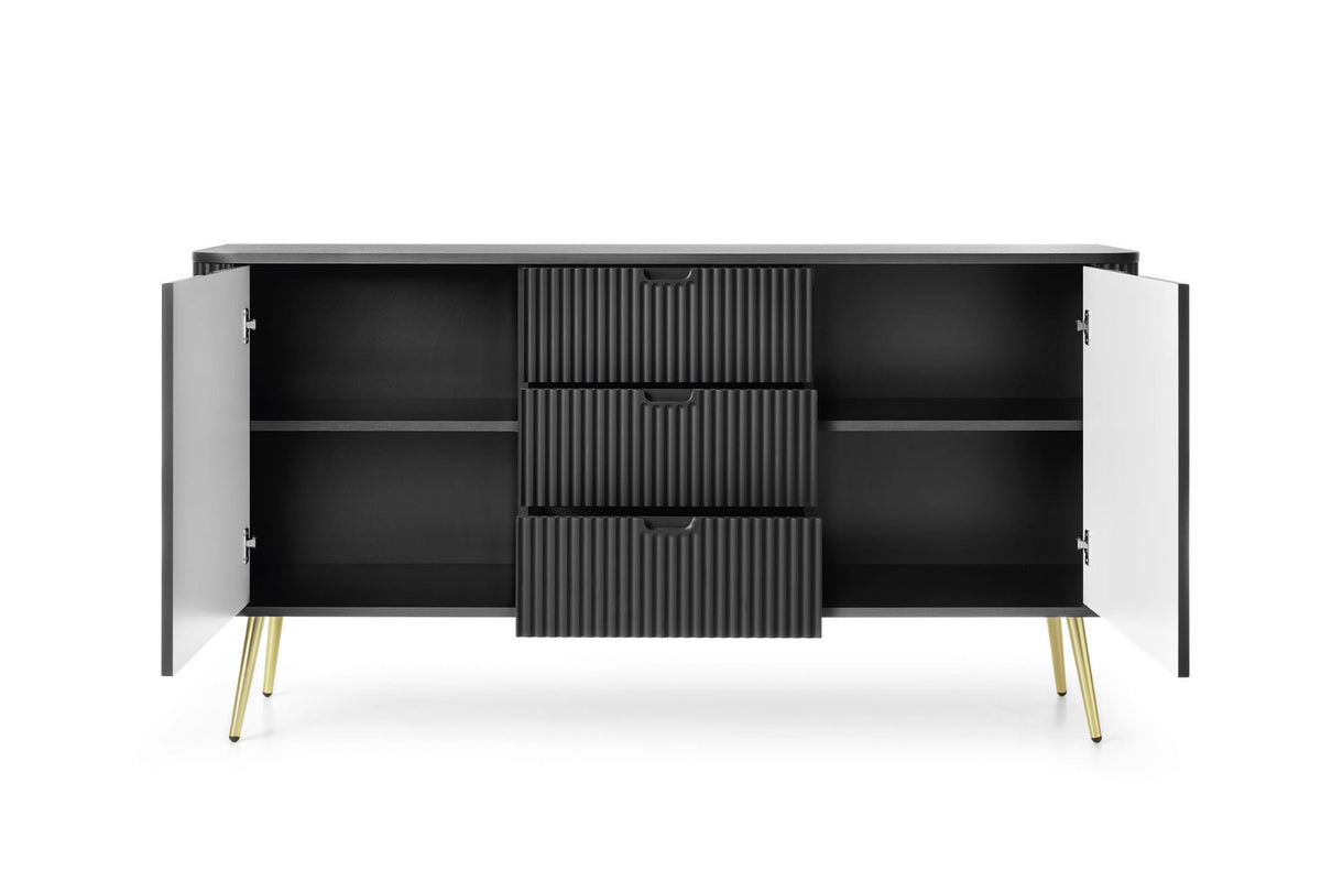 Komoda dwudrzwiowa z szufladami MILO 168 cm