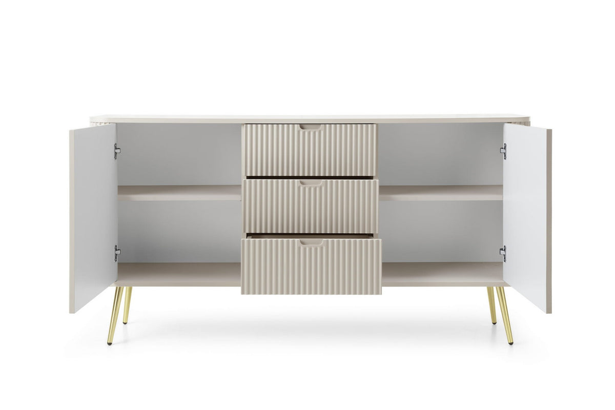 Komoda dwudrzwiowa z szufladami MILO 168 cm