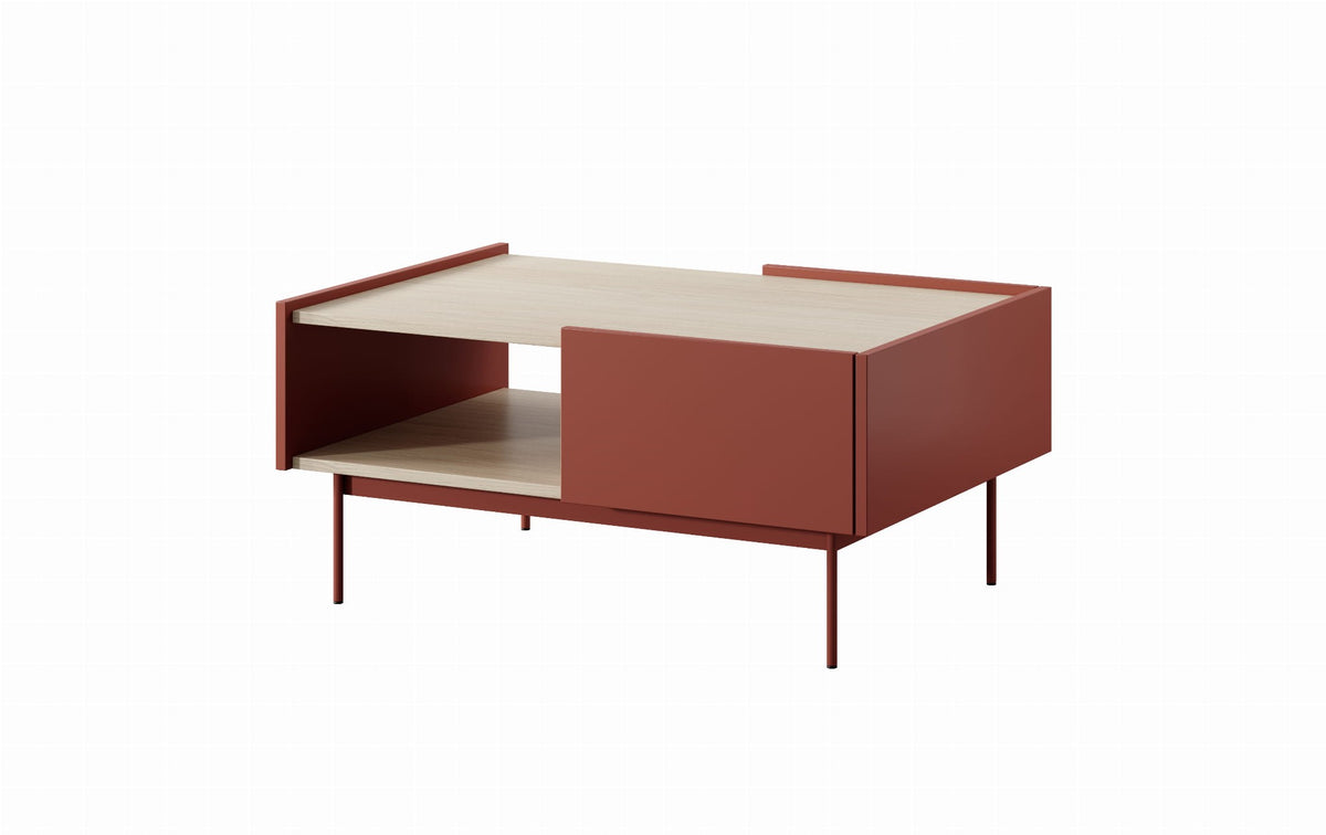 RENO Stolik Kawowy 97cm Ceramic Red