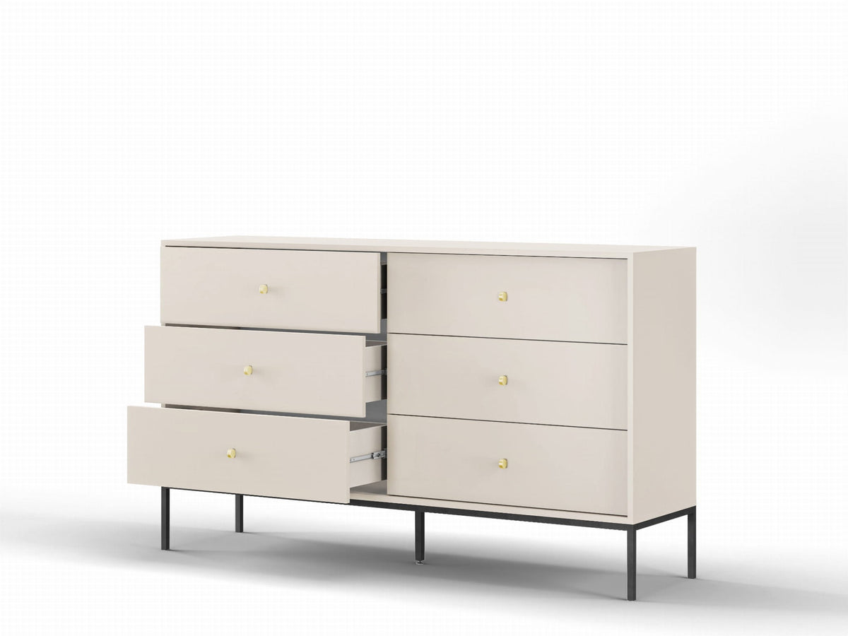 LEMI Komoda Szuflady 154 cm