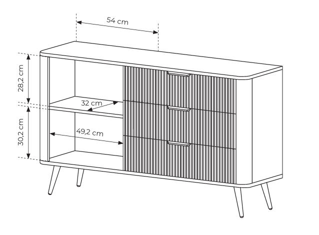 MAVO Komoda 1D3S