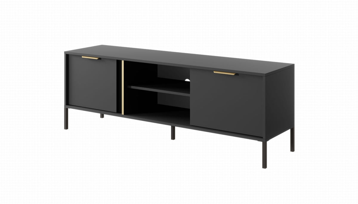 Szafka RTV LERO 153 cm Antracyt