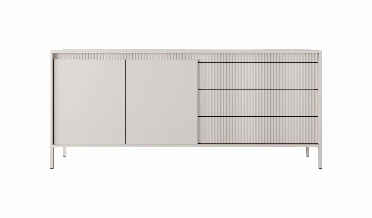 Komoda dwudrzwiowa z szufladami DORAN 187 cm