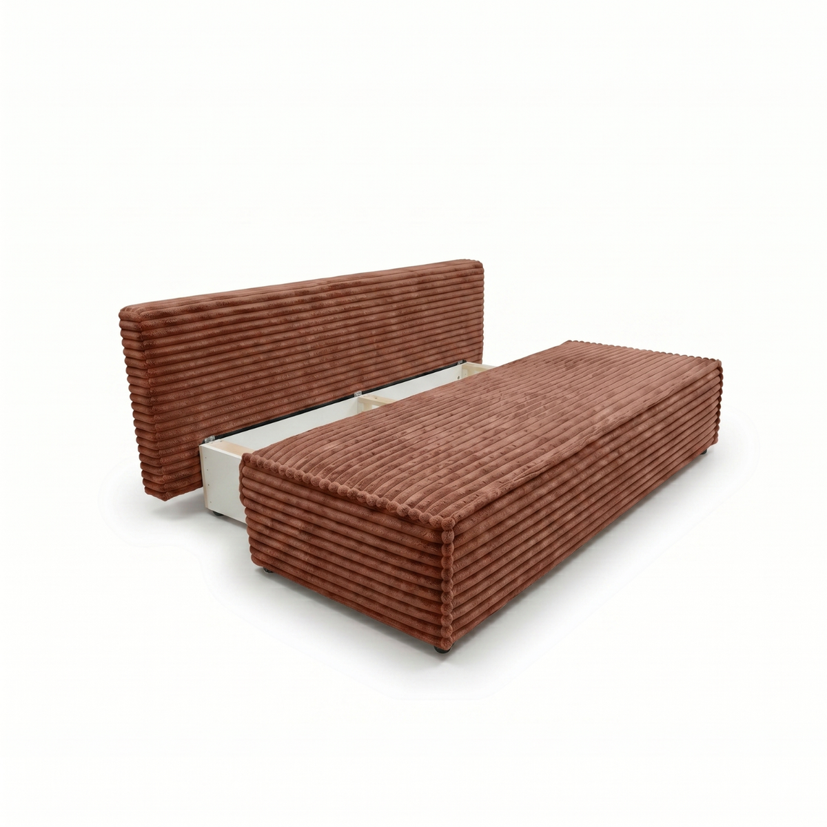 Sofa tapicerowana z funkcją spania TESSA