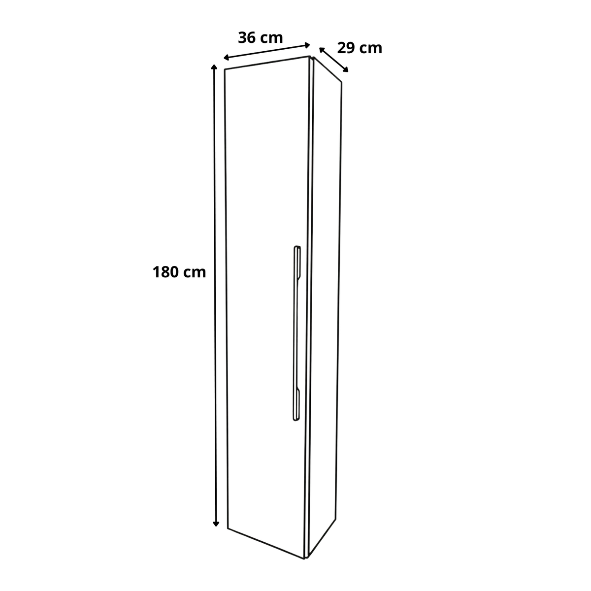 Zestaw mebli do łazienki MOBI 120 cm z blatem