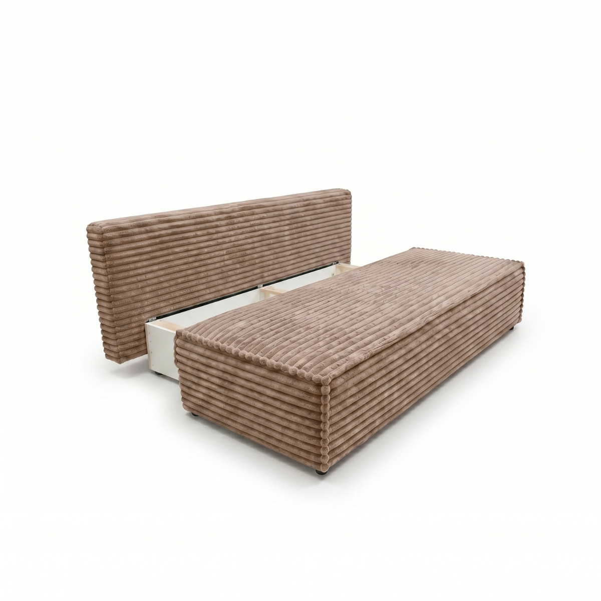 Sofa tapicerowana z funkcją spania TESSA