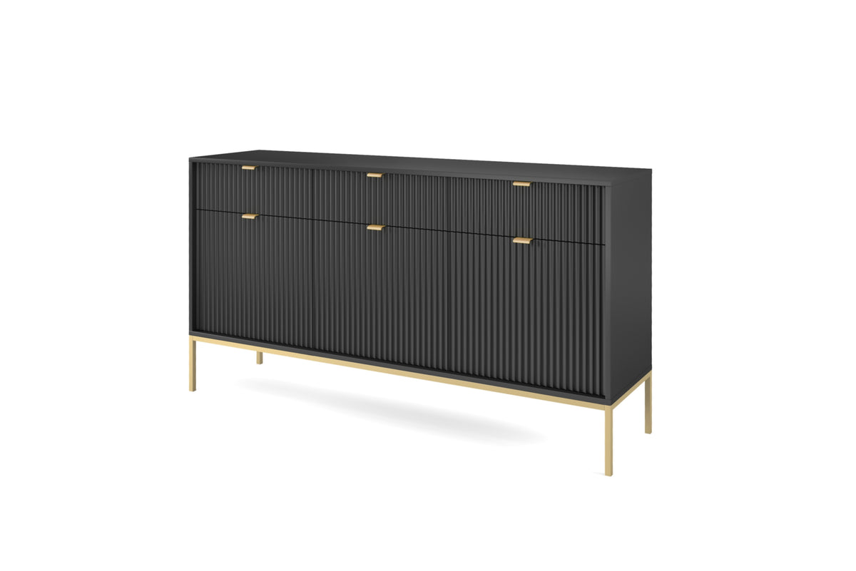 Komoda trzydrzwiowa z szufladami VERO 154 cm