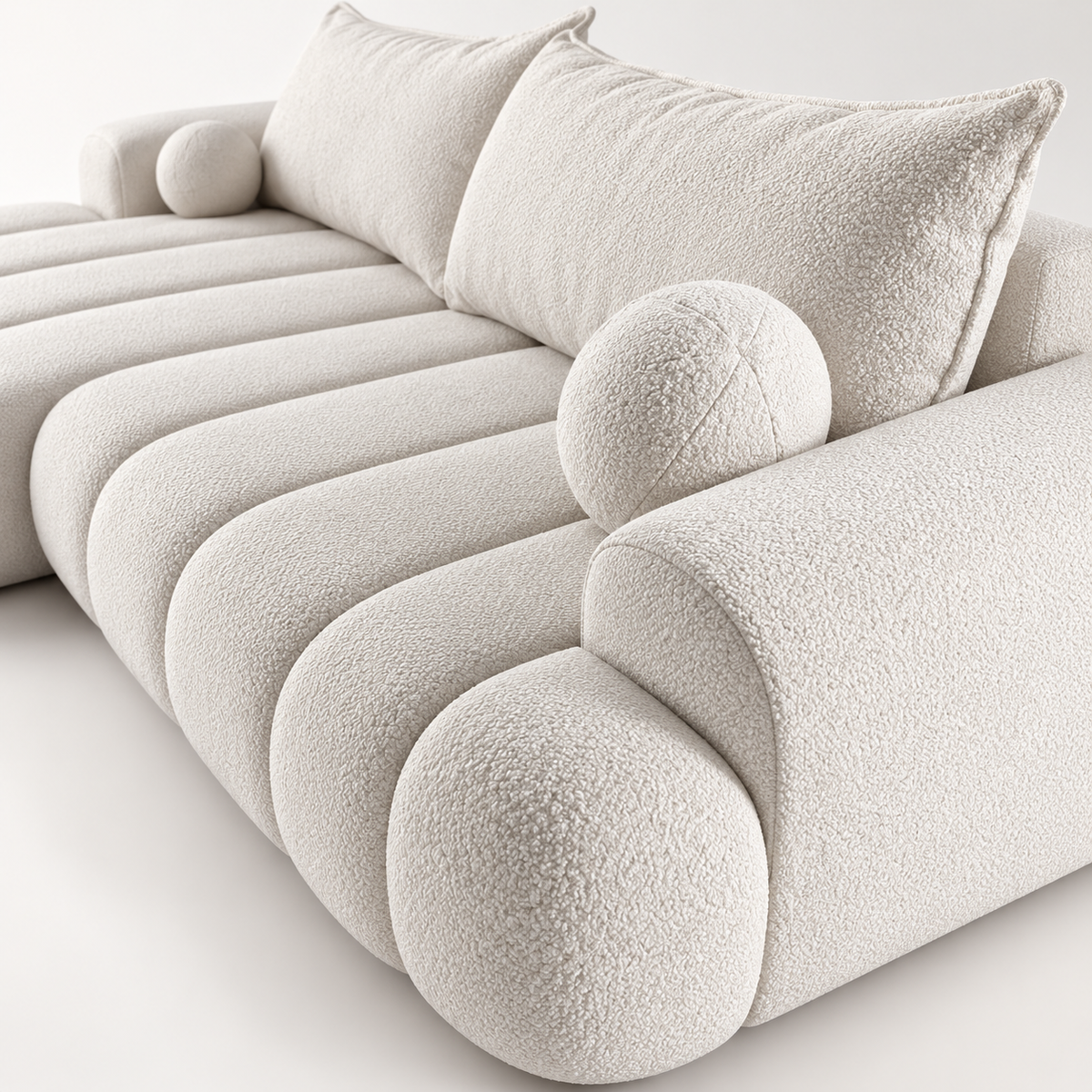 Narożnik tapicerowany z funkcją spania SORENTO