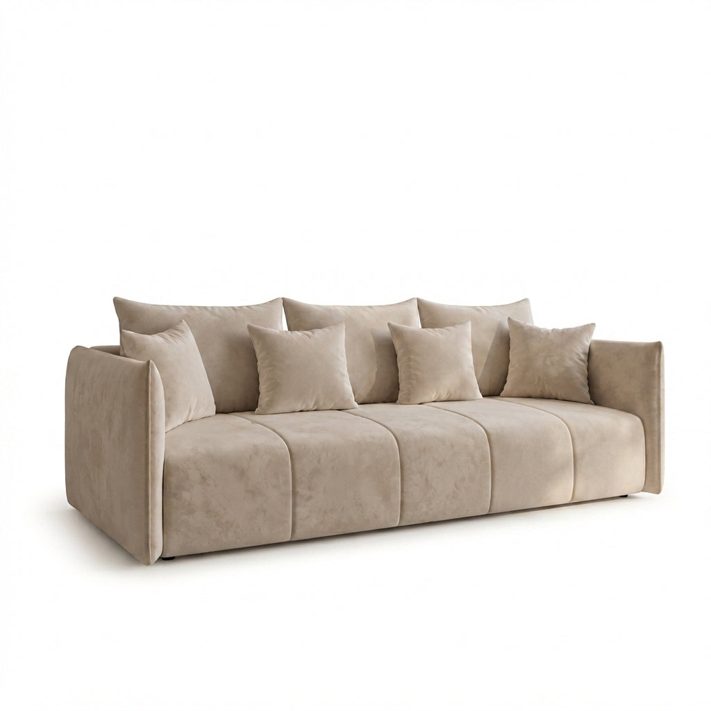 Sofa tapicerowana z funkcją spania DALLAS