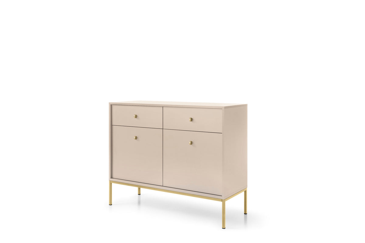 Komoda dwudrzwiowa z szufladami LEMI 103 cm