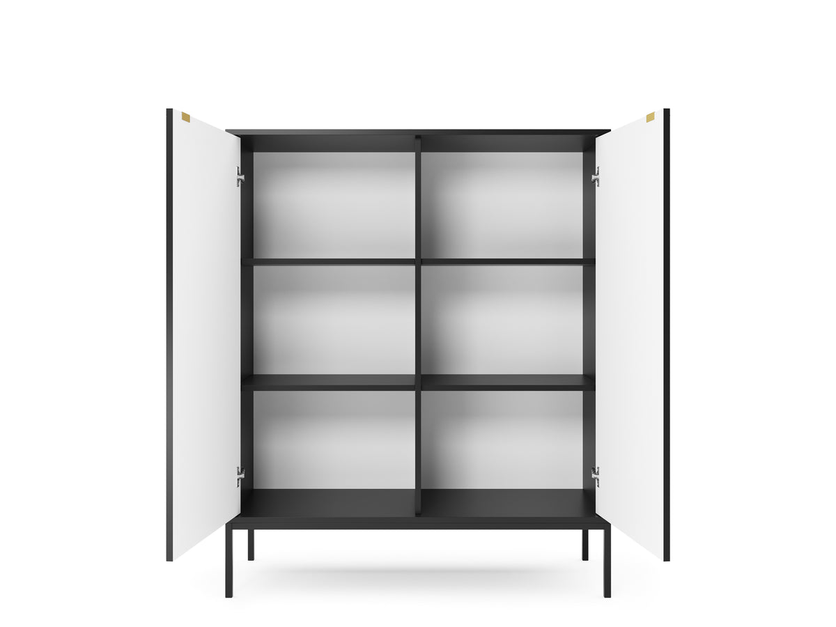 Komoda dwudrzwiowa wysoka 104 cm VERO