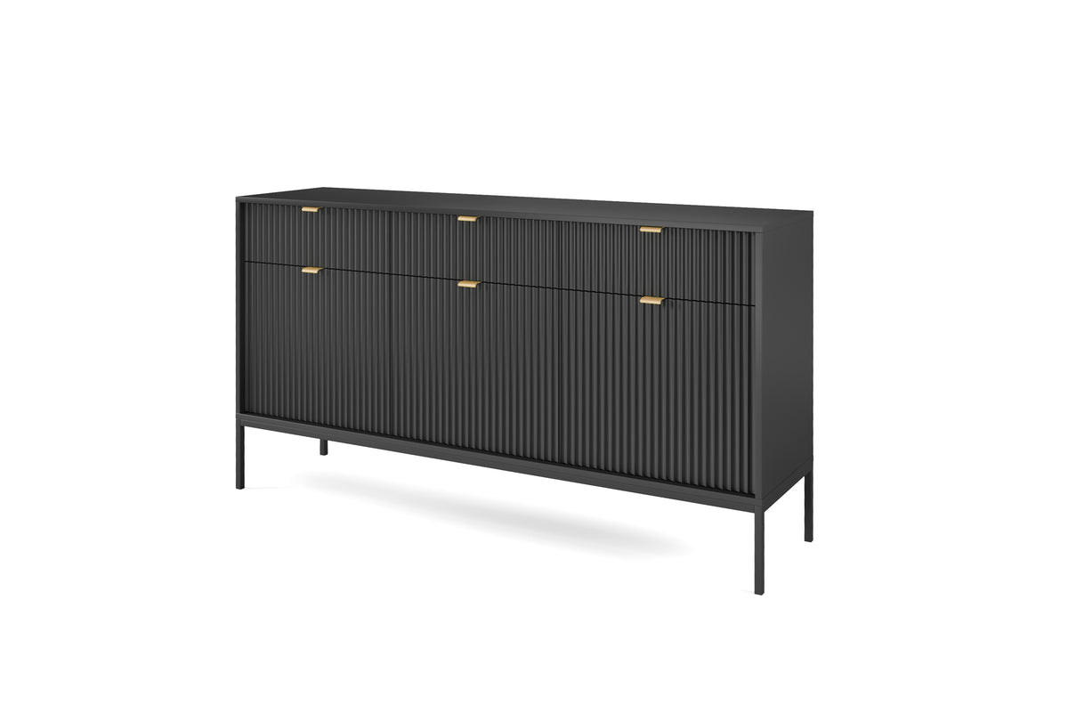 Komoda trzydrzwiowa z szufladami VERO 154 cm