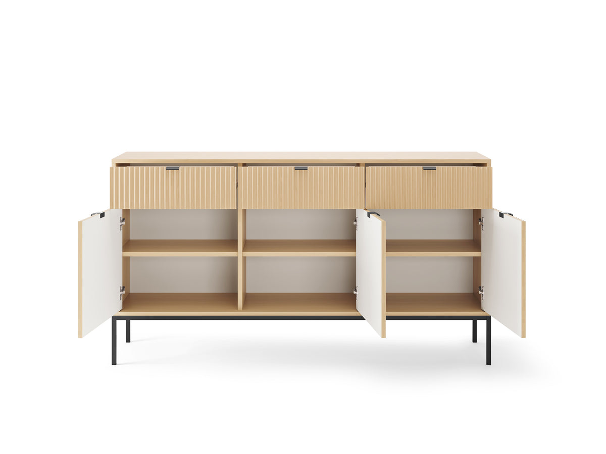 Komoda trzydrzwiowa z szufladami VERO 154 cm