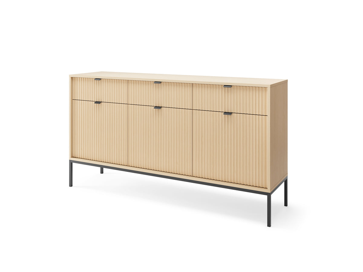 Komoda trzydrzwiowa z szufladami VERO 154 cm