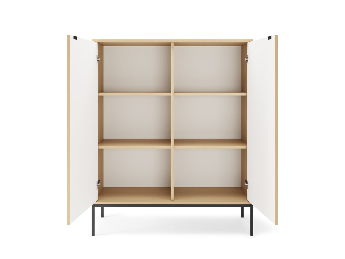 Komoda dwudrzwiowa wysoka 104 cm VERO