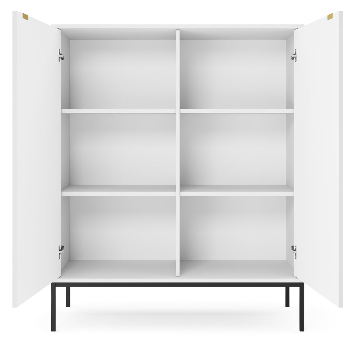 Komoda dwudrzwiowa wysoka 104 cm VERO