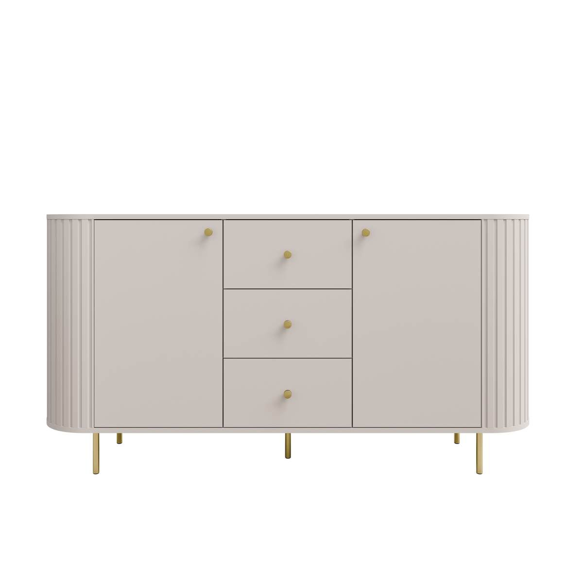 Fluted chest of drawers MAVI