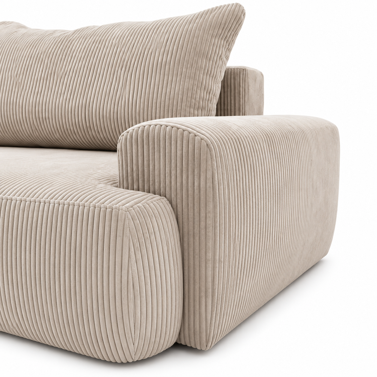Sofa tapicerowana z funkcją spania BELLA