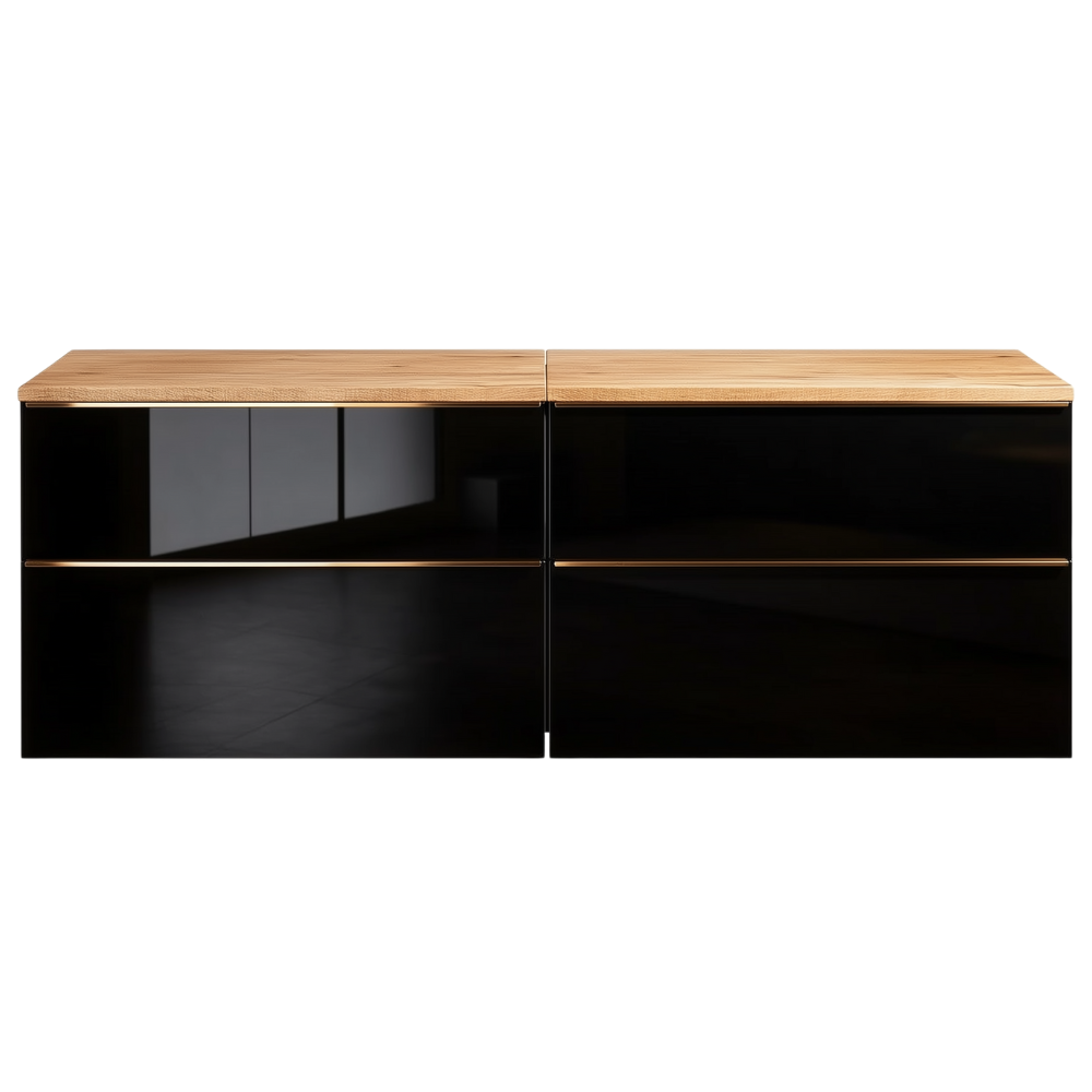 Szafka łazienkowa ONE 120 cm z blatem 4 szuflady