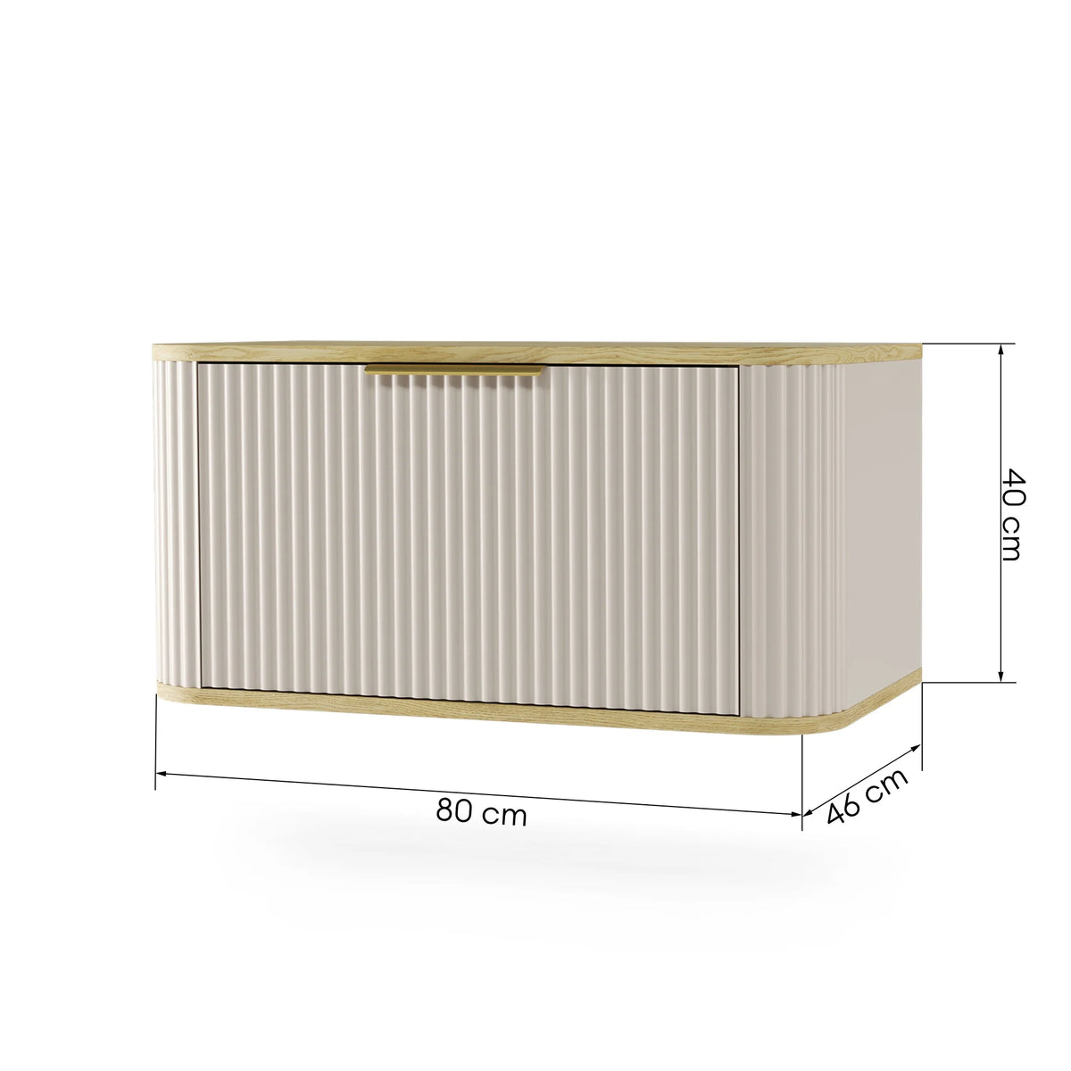 Szafka pod umywalkę RIVELA 80 cm