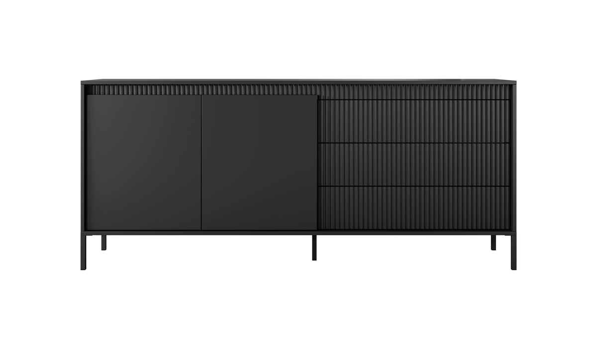 Komoda dwudrzwiowa z szufladami DORAN 187 cm