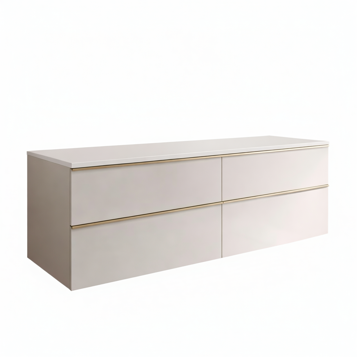 Szafka łazienkowa ONE 120 cm z blatem 4 szuflady