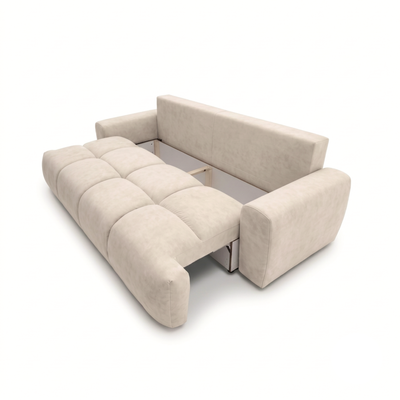 Sofa tapicerowana z funkcją spania NOVA