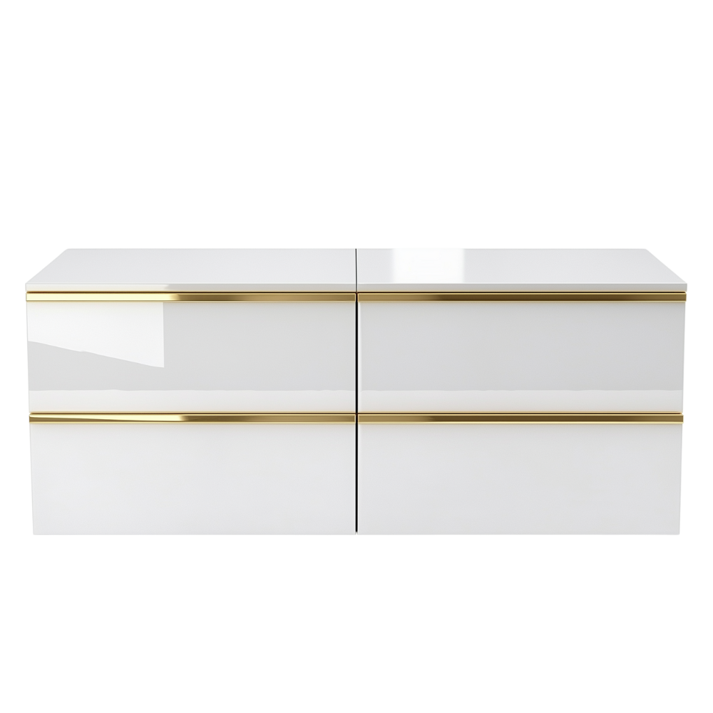Szafka łazienkowa ONE 120 cm z blatem 4 szuflady