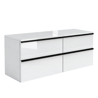 Szafka łazienkowa ONE 120 cm z blatem 4 szuflady