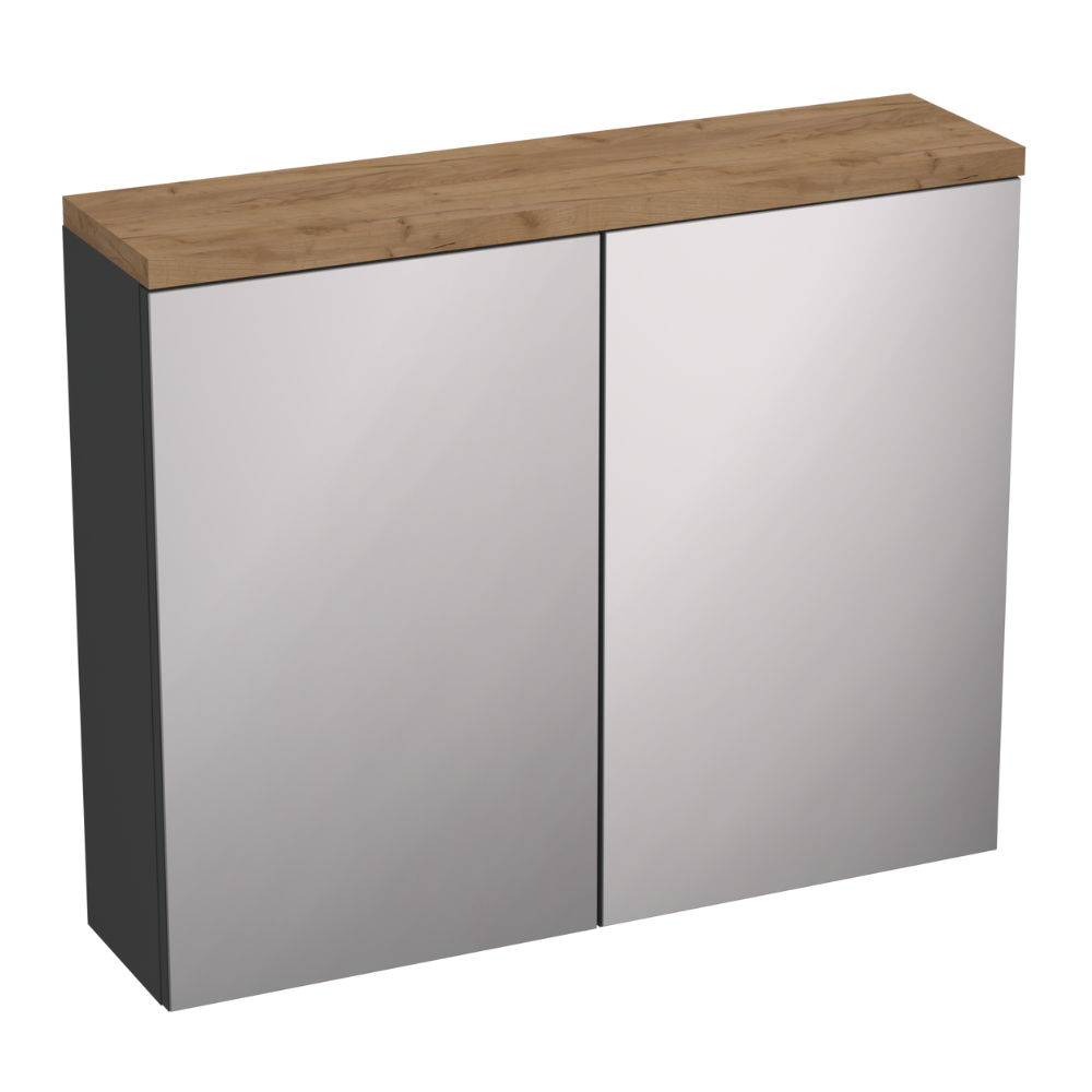 Szafka łazienkowa z lustrem OVO 80 cm