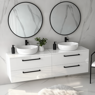Szafka łazienkowa ONE 120 cm z blatem 4 szuflady
