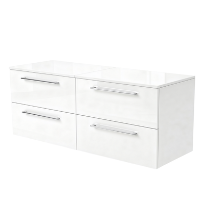 Szafka łazienkowa ONE 120 cm z blatem 4 szuflady