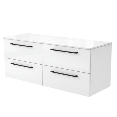Szafka łazienkowa ONE 120 cm z blatem 4 szuflady