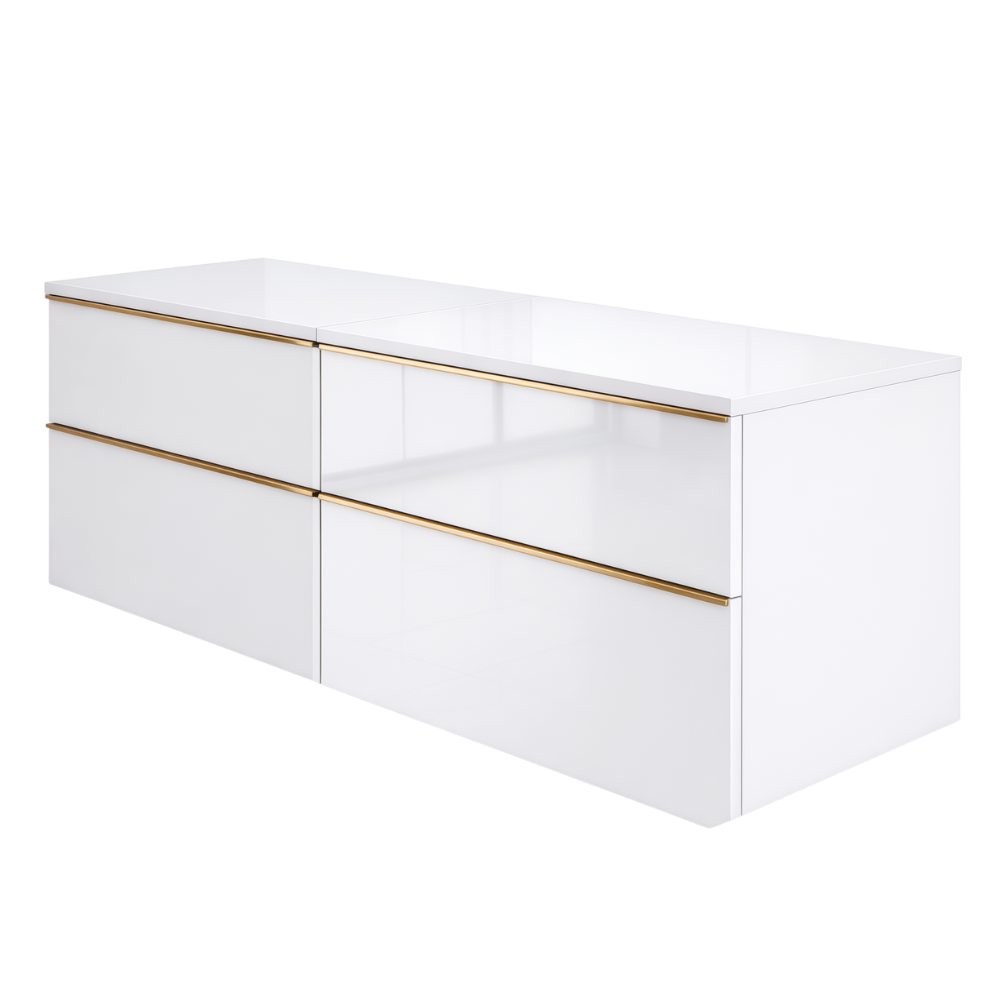 Szafka łazienkowa ONE 120 cm z blatem 4 szuflady