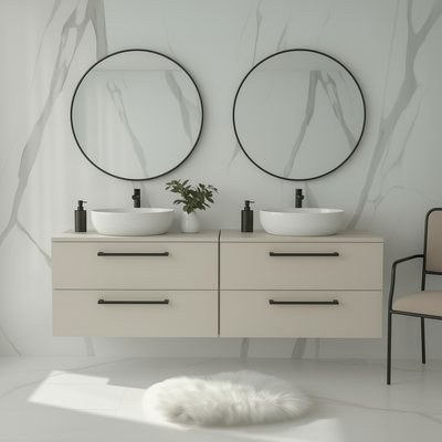 Szafka łazienkowa ONE 120 cm z blatem 4 szuflady