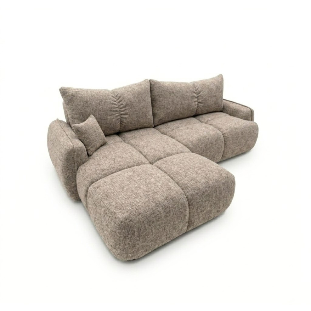 Narożnik tapicerowany z funkcją spania i pojemnikiem na pościel VERONA