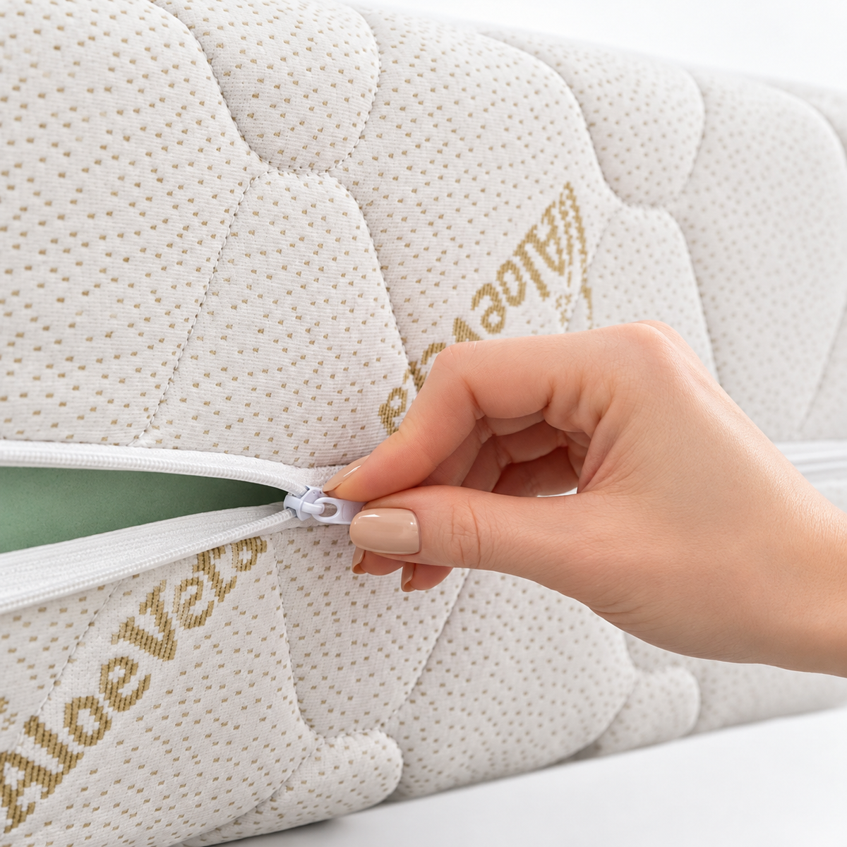 Pocket sprung mattress RENO double-sided with memory foam