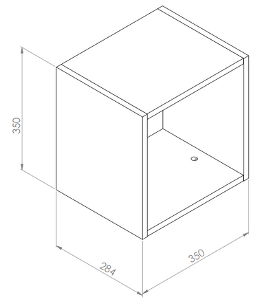 Szafka łazienkowa LUPO wysoka 30 cm