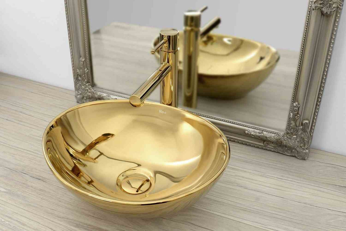 UMYWALKA SOFIA GOLD/GOLD  - NABLATOWA