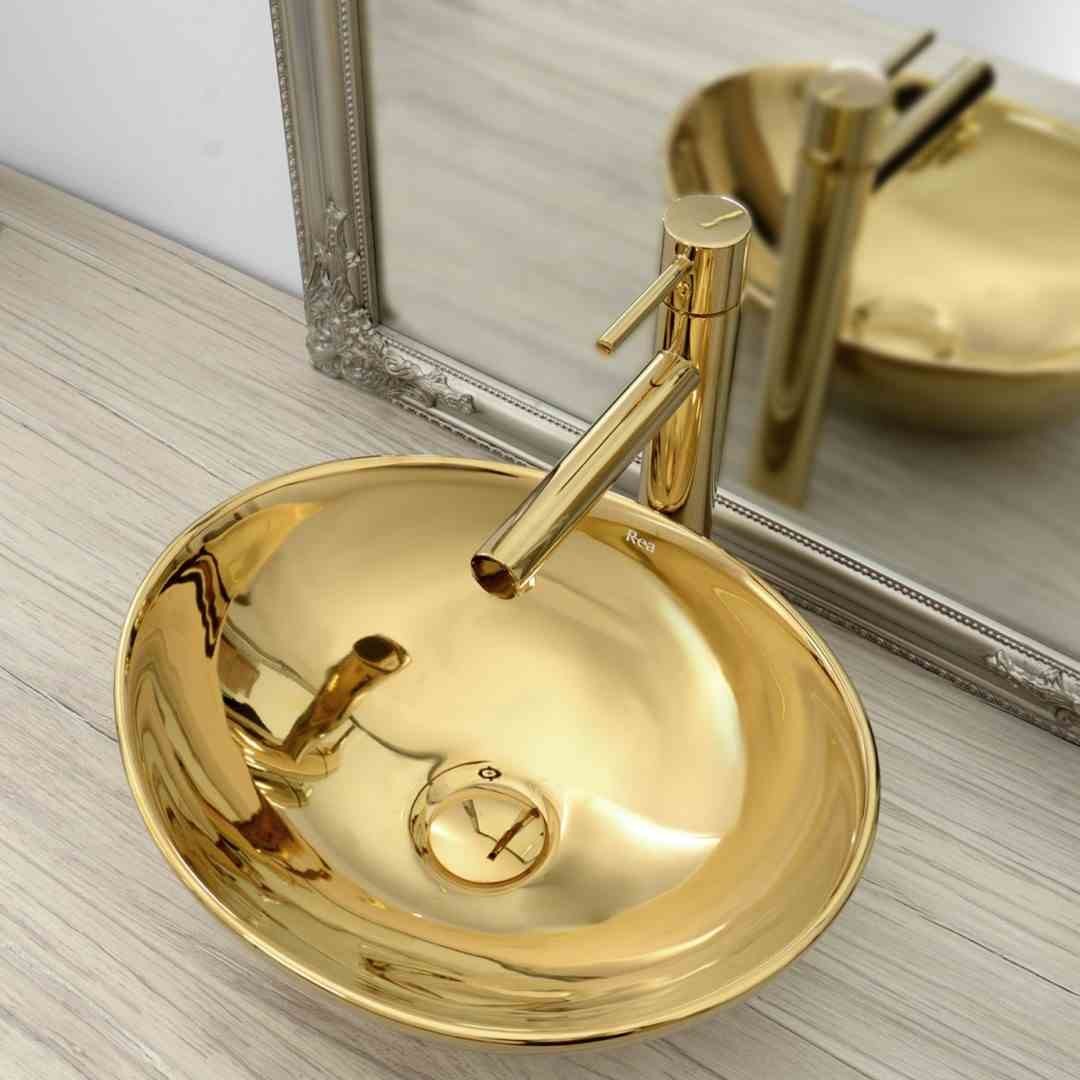 UMYWALKA SOFIA GOLD/GOLD  - NABLATOWA
