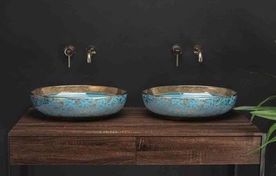UMYWALKA MARGOT BLUE GOLD  - NABLATOWA