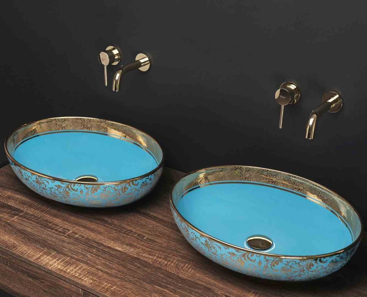 UMYWALKA MARGOT BLUE GOLD  - NABLATOWA