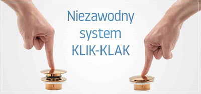KOREK KLIK-KLAK UNIWERSALNY ROSE GOLD
